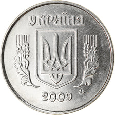 Münze, Ukraine, 5 Kopiyok, 2009, VZ, Stainless Steel, KM:7