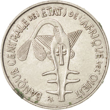 Stati dell'Africa occidentale, 100 Francs, 1979, BB+, Nichel, KM:4