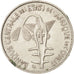 WEST AFRICAN STATES, 100 Francs, 1979, KM #4, AU(50-53), Nickel, 26, 6.99