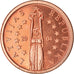 Latvia, Euro Cent, 2004, unofficial private coin, MS(63), Copper Plated Steel