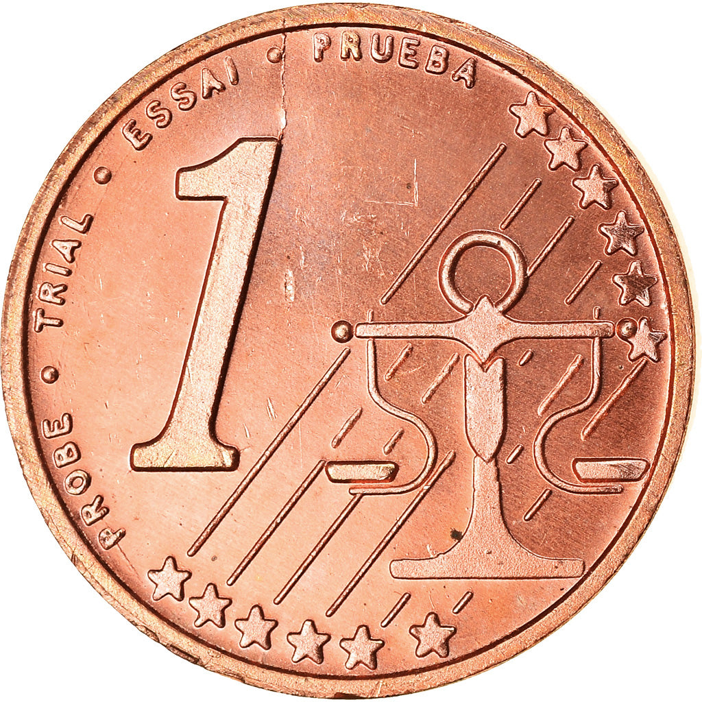 Latvia, Euro Cent, 2004, unofficial private coin, MS(63), Copper Plated Steel