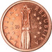 Letónia, 2 Euro Cent, 2004, unofficial private coin, MS(63), Aço Cromado a