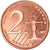 Lettonia, 2 Euro Cent, 2004, unofficial private coin, SPL, Acciaio placcato rame