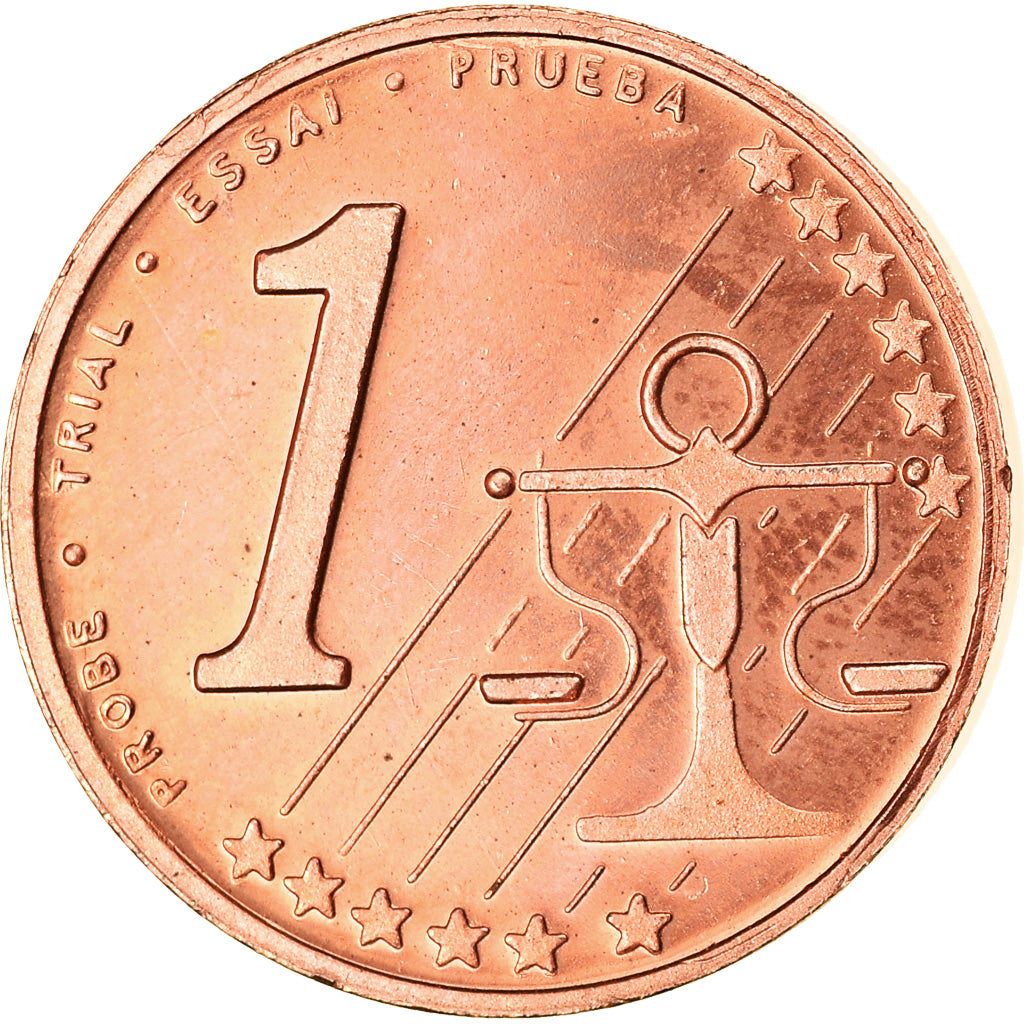 Estonia, Euro Cent, 2004, unofficial private coin, MS(63), Copper Plated Steel