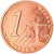 Estónia, Euro Cent, 2004, unofficial private coin, MS(63), Aço Cromado a Cobre