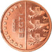 Estonia, 2 Euro Cent, 2004, unofficial private coin, UNZ, Copper Plated Steel