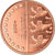 Estónia, 5 Euro Cent, 2004, unofficial private coin, MS(63), Aço Cromado a