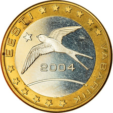 Estonia, Euro, 2004, unofficial private coin, SPL, Bi-metallico