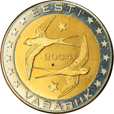 Estonia, 2 Euro, 2004, unofficial private coin, SPL, Bi-metallico