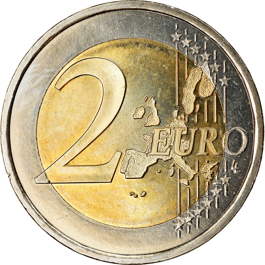 France, 2 Euro, 2001, MS(65-70), Bi-Metallic, KM:1289