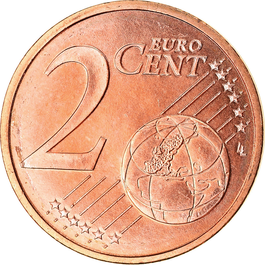 Francia, 2 Euro Cent, 2002, FDC, Acciaio placcato rame, KM:1283