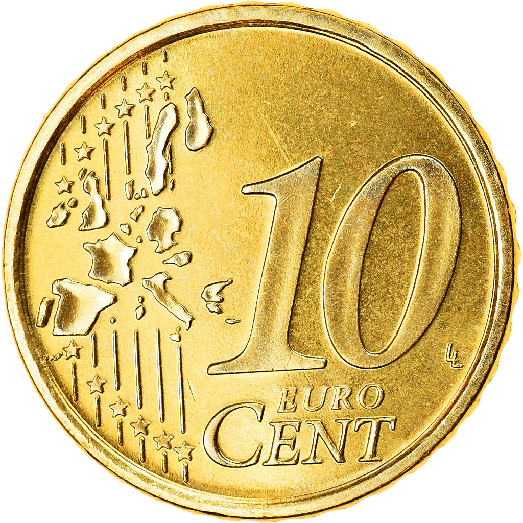 San Marino, 10 Euro Cent, 2006, STGL, Messing, KM:443