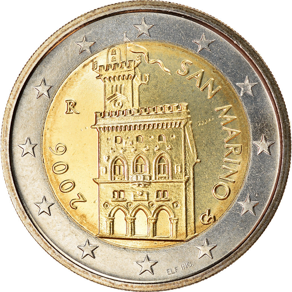 San Marino, 2 Euro, 2006, FDC, Bi-metallico, KM:447