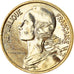 Moeda, França, Marianne, 5 Centimes, 2001, Paris, BU, MS(65-70)