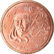 Francia, 2 Euro Cent, 2002, FDC, Acciaio placcato rame, KM:1283
