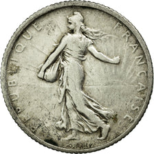 Coin, France, Semeuse, Franc, 1908, VF(20-25), Silver, KM:844.1, Gadoury:467
