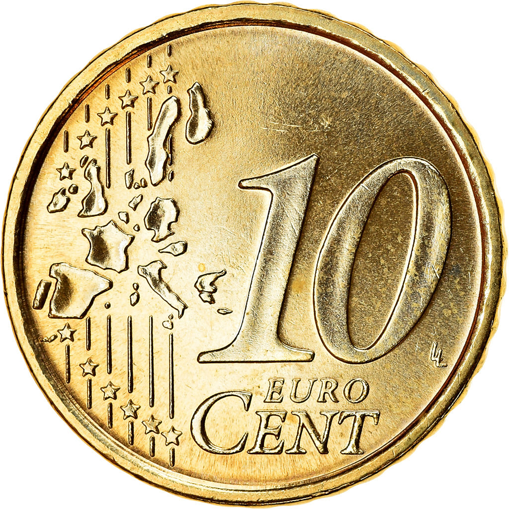 San Marino, 10 Euro Cent, 2002, FDC, Ottone, KM:443