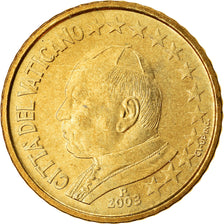 Vatikanstadt, 50 Euro Cent, 2003, STGL, Messing, KM:346