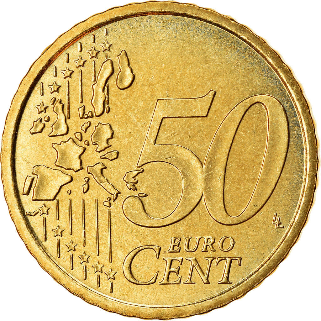 Vatikanstadt, 50 Euro Cent, 2003, STGL, Messing, KM:346