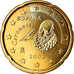 Spanien, 20 Euro Cent, 2002, STGL, Messing, KM:1044