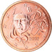 France, 2 Euro Cent, 2002, MS(65-70), Copper Plated Steel, KM:1283