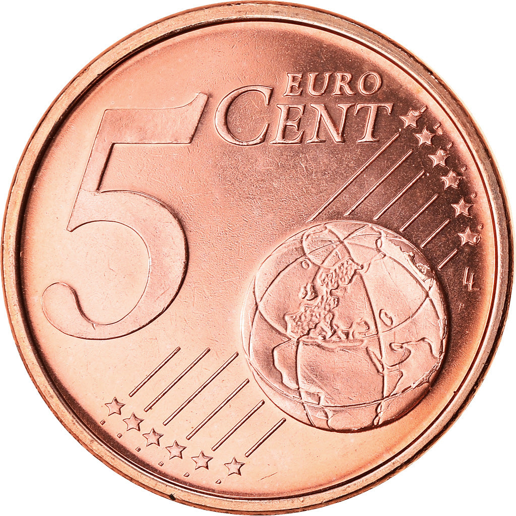 Finlandia, 5 Euro Cent, 2012, FDC, Acciaio placcato rame, KM:100