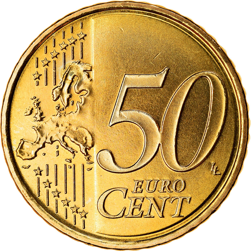 Finlandia, 50 Euro Cent, 2008, FDC, Ottone, KM:128