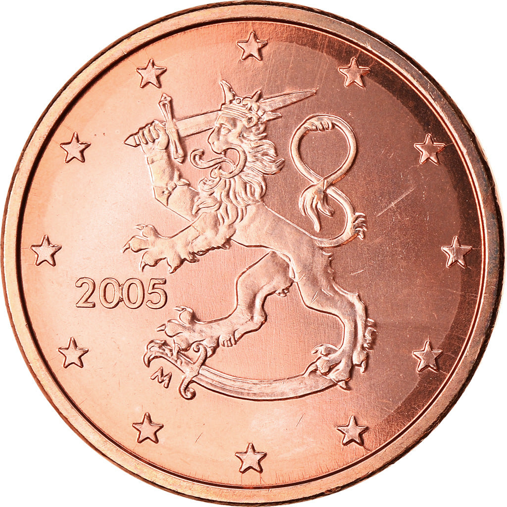 Finland, 5 Euro Cent, 2005, MS(65-70), Copper Plated Steel, KM:100