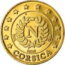 Frankreich, 10 Euro Cent, Corse, 2004, unofficial private coin, UNZ, Messing