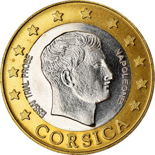 Francja, 2 Euro, Corse, 2004, unofficial private coin, MS(63), Bimetaliczny