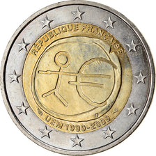Frankrijk, 2 Euro, EMU 10th Anniversary, 2009, PR, Bi-Metallic, Gadoury:11