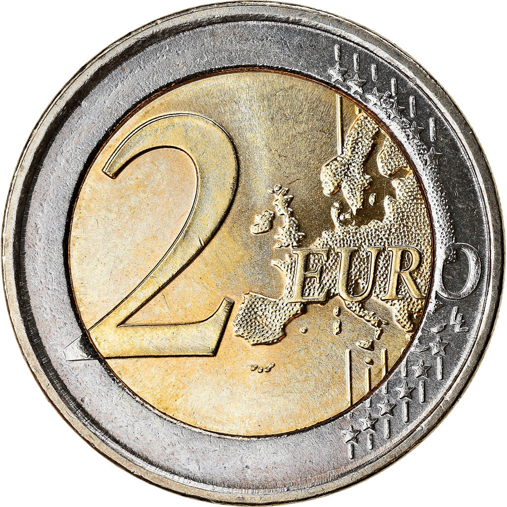 Grecia, 2 Euro, Traité de Rome 50 ans, 2007, SPL+, Bi-metallico, KM:216