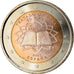 Espanha, 2 Euro, Traité de Rome 50 ans, 2007, MS(63), Bimetálico