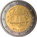 Ireland, 2 Euro, Traité de Rome 50 ans, 2007, AU(55-58), Bi-Metallic
