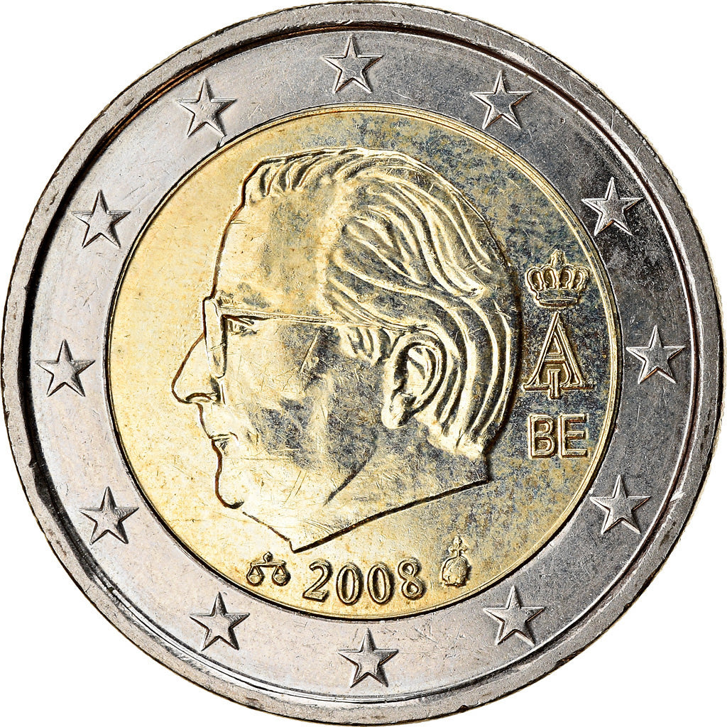 Belgio, 2 Euro, 2008, SPL-, Bi-metallico, KM:281