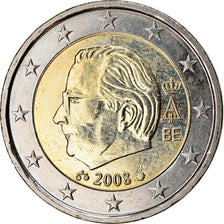 Belgio, 2 Euro, 2008, SPL-, Bi-metallico, KM:281