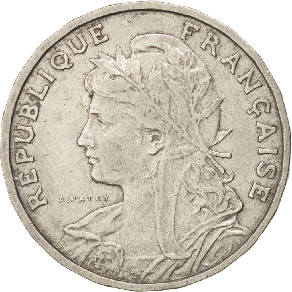 FRANCE, Patey, 25 Centimes, 1904, KM #856, EF(40-45), Nickel, 24, Gadoury #364,.