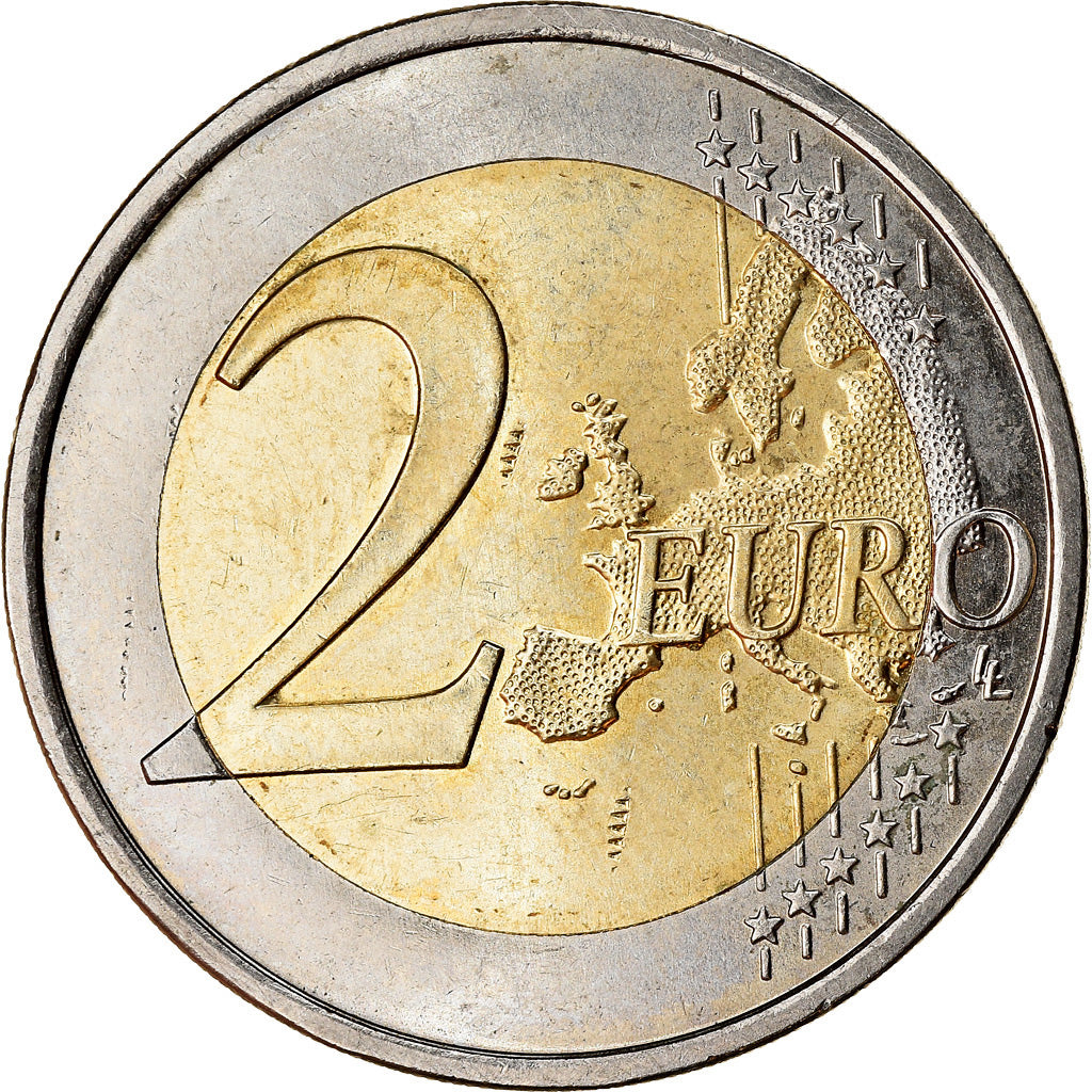 Portugal, 2 Euro, European Union President, 2007, MBC, Bimetálico, KM:772