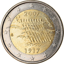 Finlande, 2 Euro, Indépendance, 2007, TTB, Bi-Metallic, KM:139