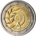 Grécia, 2 Euro, Special Olympics - Athens, 2011, AU(55-58), Bimetálico, KM:239