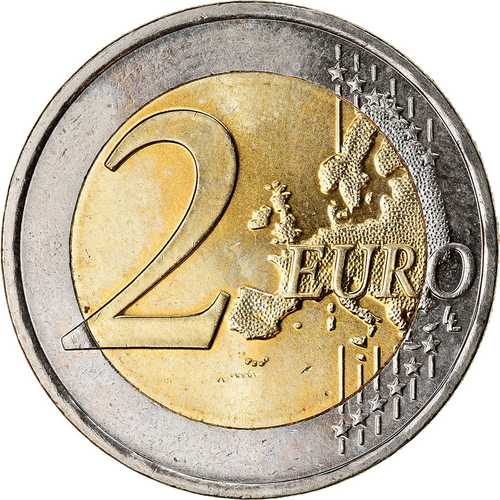 Grécia, 2 Euro, Special Olympics - Athens, 2011, AU(55-58), Bimetálico, KM:239