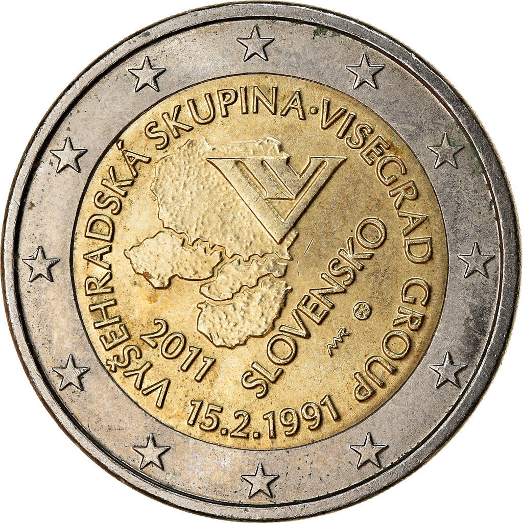 Slovacchia, 2 Euro, 2011, BB, Bi-metallico, KM:114