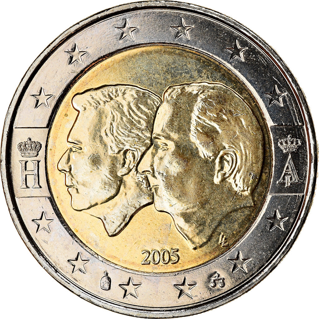 Belgio, 2 Euro, Schengen Agreement, 2005, SPL, Bi-metallico, KM:240