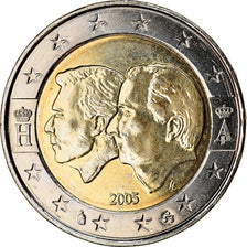 Belgio, 2 Euro, Schengen Agreement, 2005, SPL, Bi-metallico, KM:240