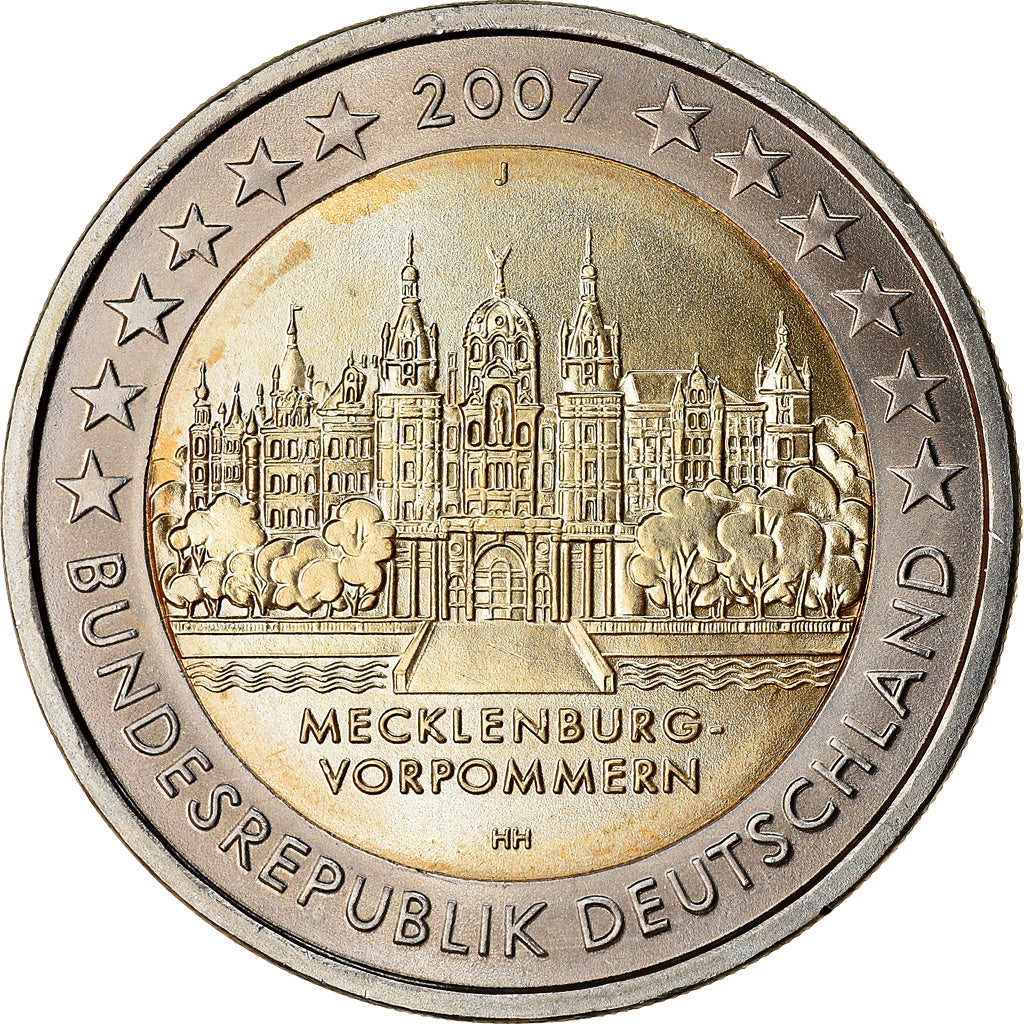 République fédérale allemande, 2 Euro, 2007, SUP, Bi-Metallic, KM:260