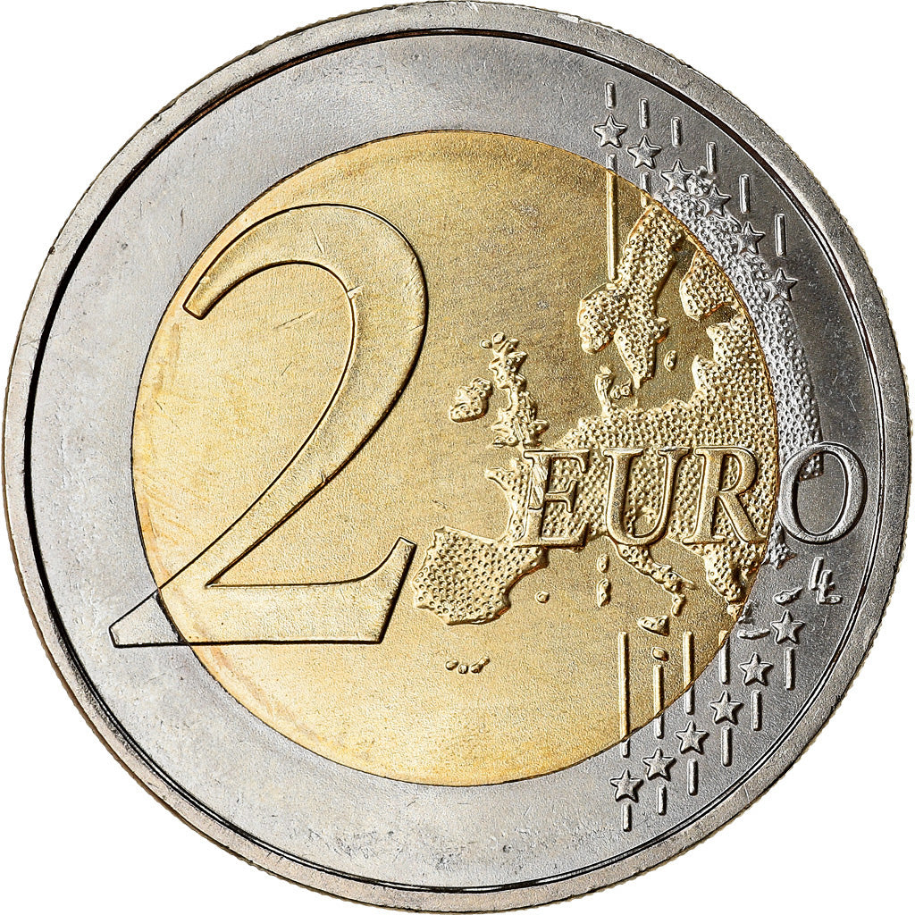 Niemcy - RFN, 2 Euro, 2007, AU(55-58), Bimetaliczny, KM:260