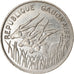 Moneta, Gabon, 100 Francs, 1975, Paris, AU(55-58), Nikiel, KM:13