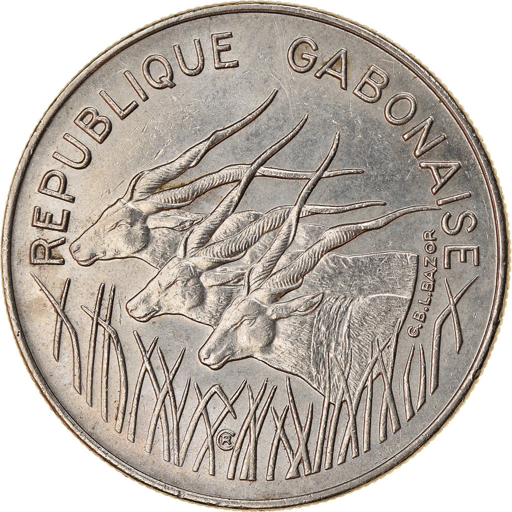 Monnaie, Gabon, 100 Francs, 1977, Paris, SUP, Nickel, KM:13