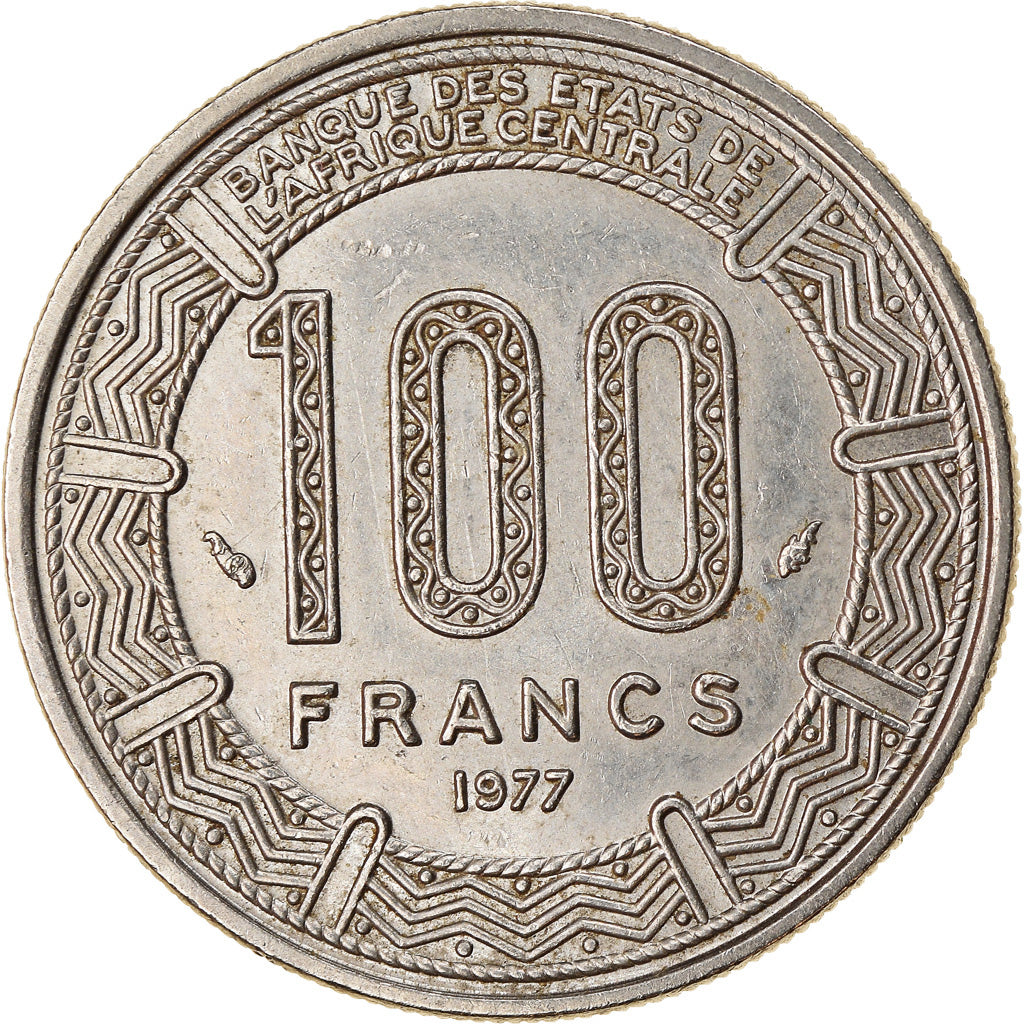 Monnaie, Gabon, 100 Francs, 1977, Paris, SUP, Nickel, KM:13
