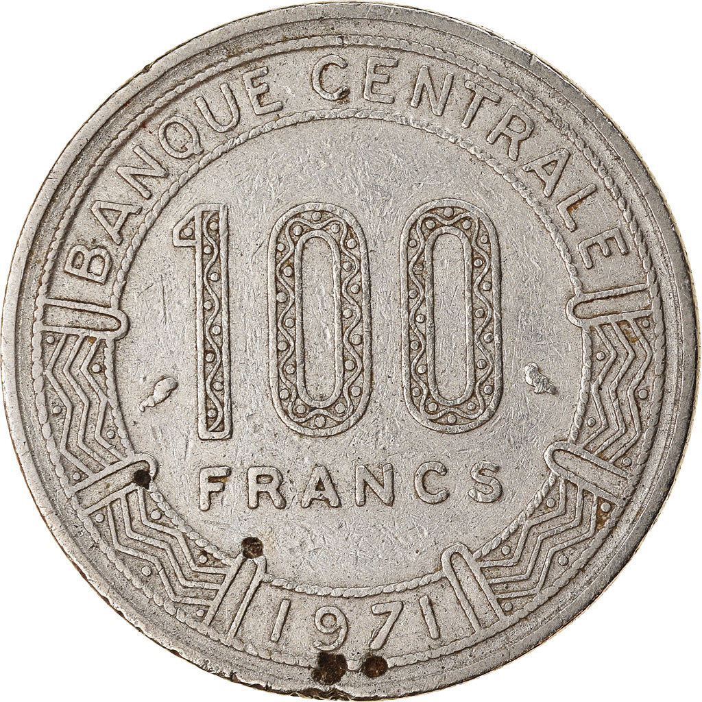 Münze, Kamerun, 100 Francs, 1971, Paris, SS, Nickel, KM:15